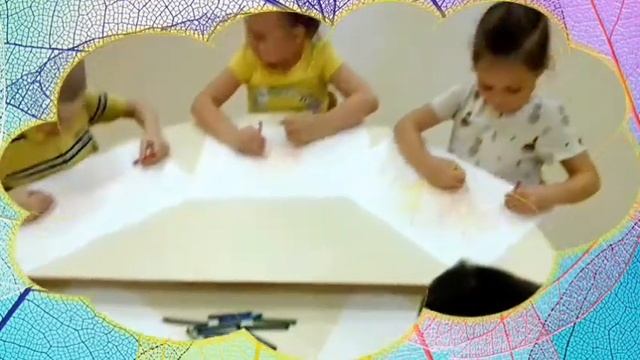 Грифонаж- рисуем необычным способом. смотреть онлайн