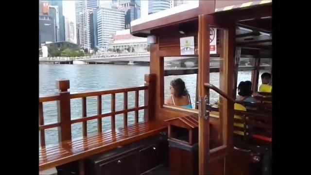 Сингапур. Речной круиз на кораблике (Singapore River Cruise). смотреть онлайн
