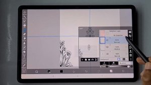 How to create seamless repeat pattern in IBIS paint x, IBIS paint x tutorial for beginners