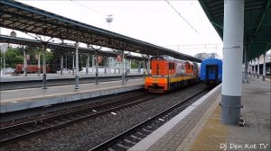 ЧС7-081 С поездом Варшава — Москва (Белорусский вокзал)