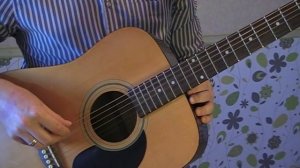 Настройка четвертой (4) струны гитары - нота Ре (D)