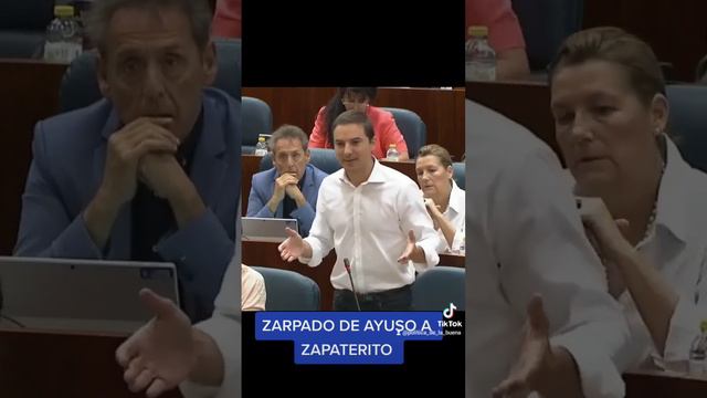 ZARPAZO DE AYUSO A ZAPATERITO