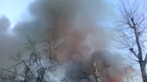 Пожар в Щербинке.