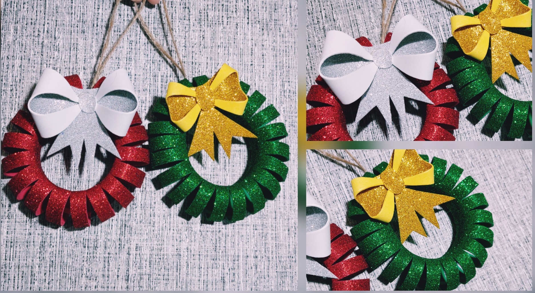 Новогодние поделки, шар на ёлку.mp4 смотреть онлайн