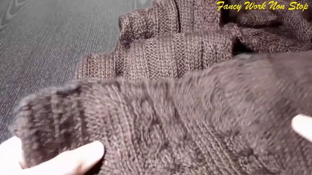 Мужской шарф спицами смотреть онлайн