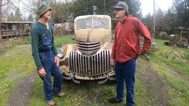 1946 Chevrolet 1 1/2 ton short bed truck interview with Chris