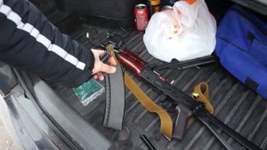 СТРАЙКБОЛЬНЫЙ АВТОМАТ КАЛАШНИКОВА АКС74У. (CYMA СМ045А)