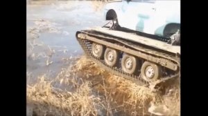 Вездеход Ока на гусеницах.