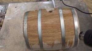 Вощение дубовой бочки