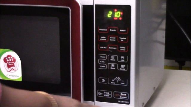 LG Microwave Oven MC 2841 SPS | Convection mode + Preheating fully explained (Demo #6) смотреть онлайн