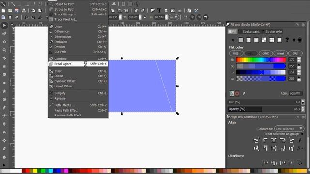 How To Draw A Parallelogram From A Rectangle Using Inkscape смотреть онлайн