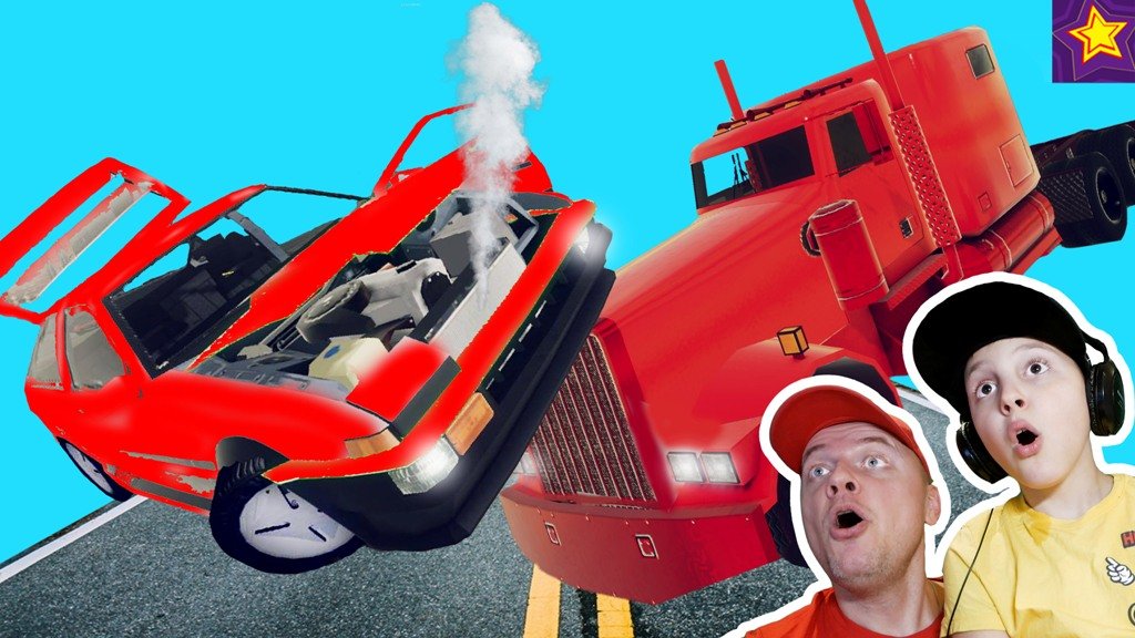 НЕ РАЗБЕЙ Грузовик!!! Против ВСЕХ Машин в Car Crashing 2021 от Игорюшины Игруши