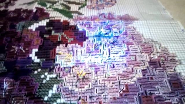 Вышивка .Окончание процесса от Риолис " Турецкая гвоздика" и начало "Свет очей моих " смотреть онлайн