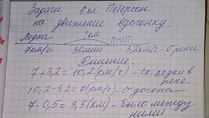 решение задач на движение вдогонку 6 класс Петерсон