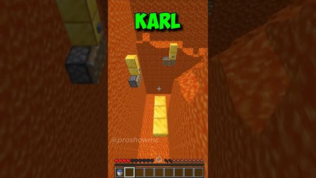 PEWDIEPIE vs MR BEAST vs CHANDLER vs KARL vs NOLAN vs CHRIS: Minecraft Parkour #shorts #mrbeast