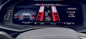 Приборная панель Virtual cockpit с режимом Bird View AUDI A6C8 A7C8 Q8 Q7 A5B9 A4B9 Q5 audi-upgrade