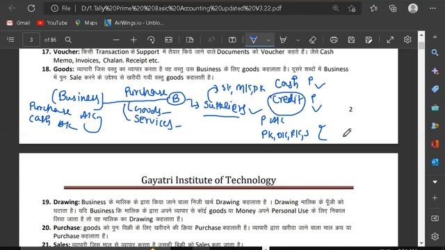 Basic Introduction of Tally Prime in Hindi | Purchase & Sales Return | GIT смотреть онлайн