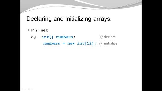 Java Basics - Arrays Introduction Part2 смотреть онлайн