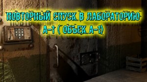 сталкер Возвращение в зону Воспоминание как повторно спуститься  в лабораторию А1 (Объект А1)