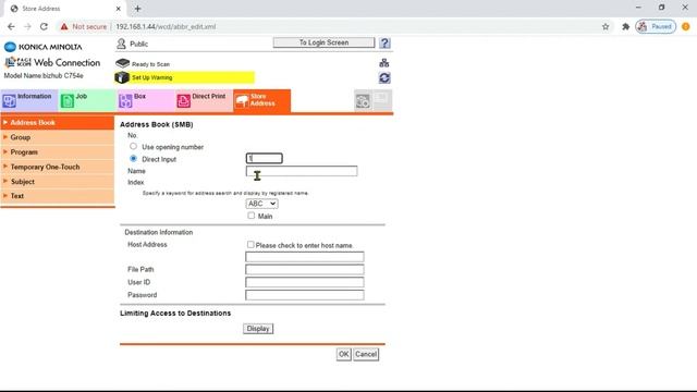 scan to smb windows 10 konica minolta bizhub смотреть онлайн