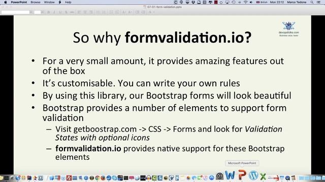 038 FormValidation UI  An excellent framework for Bootstrap form validation