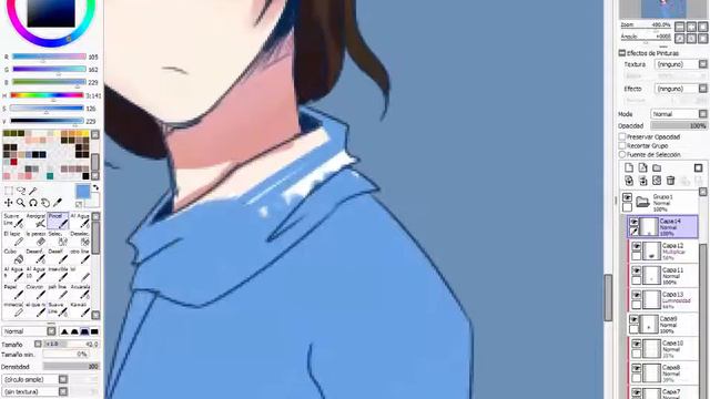 ( undertale Speedpaint ) Frisk смотреть онлайн