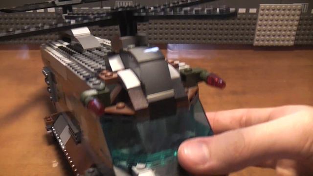 Военный грузовой вертолёт - самоделка лего смотреть онлайн