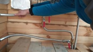 Водяное отопление для дома от банной печи.