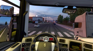 Рейс Гронинген - Бремен в VR шлеме в Euro Truck Simulator 2.