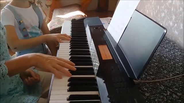 Буквенное обозначение аккордов. Кристина, 7 лет. смотреть онлайн