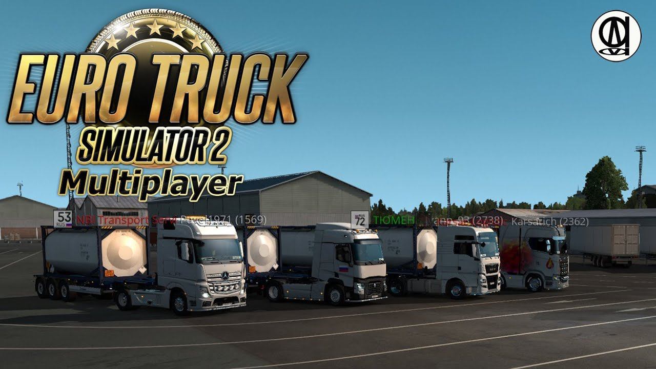 Euro Truck Simulator 2 / Multiplayer / сервер Simulation 1 / Сбор в Швеции в г.Мальмё # 2