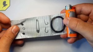 Не большой лайфхак по теме выживания / Зажигалка для выживания и рыбалки #lifehacks