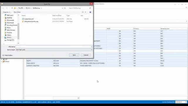 29. Export and Import Chart of Accounts in QNE Optimum смотреть онлайн