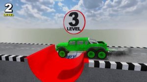 LONG CARS vs REVERSE SPEED BUMPS in Teardown