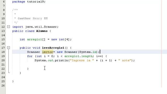 Tutorial 9 Java NetBeans - Arreglos, vectores o arrays смотреть онлайн