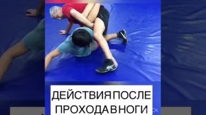 Приемы вольной борьбы.