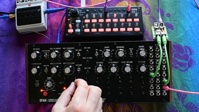 Semi Modular Madness Ep.2 - 0HP Moog DFAM смотреть онлайн