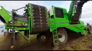 Картофелеуборочный комбайн AVR Puma 4. а мы копали вилами 2 гектара за 2 недели...