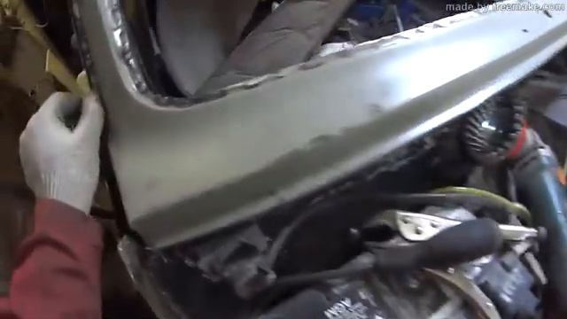 ВАЗ НИВА 21213 восстановление день 20 рамка лобового стекла часть 2 смотреть онлайн