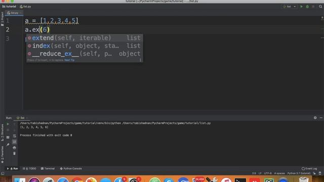 List in python | Python List Methods
