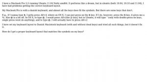 Ubuntu: Keyboard layout on Macbook Pro doesn't fit the symbols on the keys