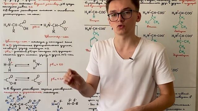 Классификация аминокислот по полярности. Неполярные аминокислоты