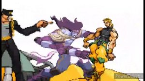 (dc2/jojo) dio vs jotaro in part 3 but very quick