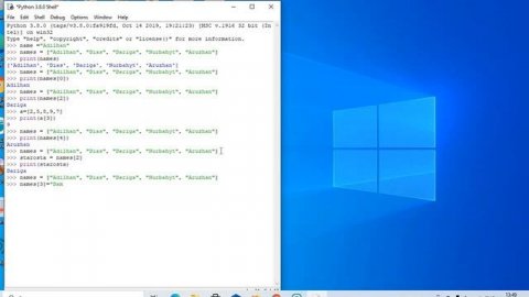 Python программалау тілі
