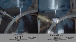 STT® Comparison – Stainless Steel Root Pass Welding