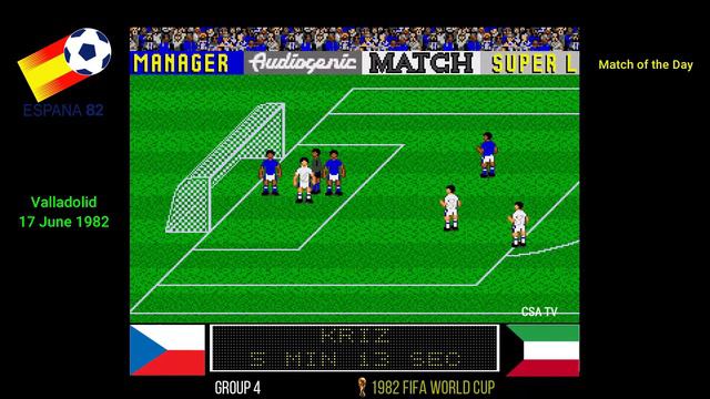 1982 FIFA World Cup - Group 4 - Czechoslovakia-Kuwait 3-0 смотреть онлайн