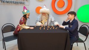 Бурятская народная игра «Шагай наадан»