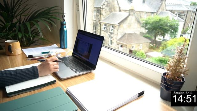 11 HOUR STUDY WITH ME | Background noise, 10-min Break in UNIVERSITY of OXFORD, Study with Merve