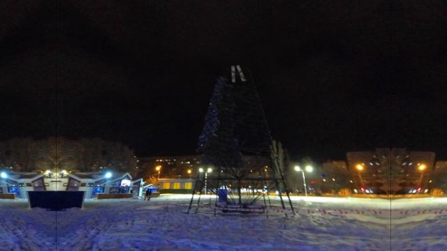 Новогодняя Ёлка уже почти разобрана 15 января 2021 года Волгоград, Спартановка, стаб, цветокорр 16: смотреть онлайн