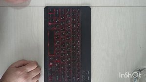 Беспроводная миниатюрная супер легкая блютуз клавиатура